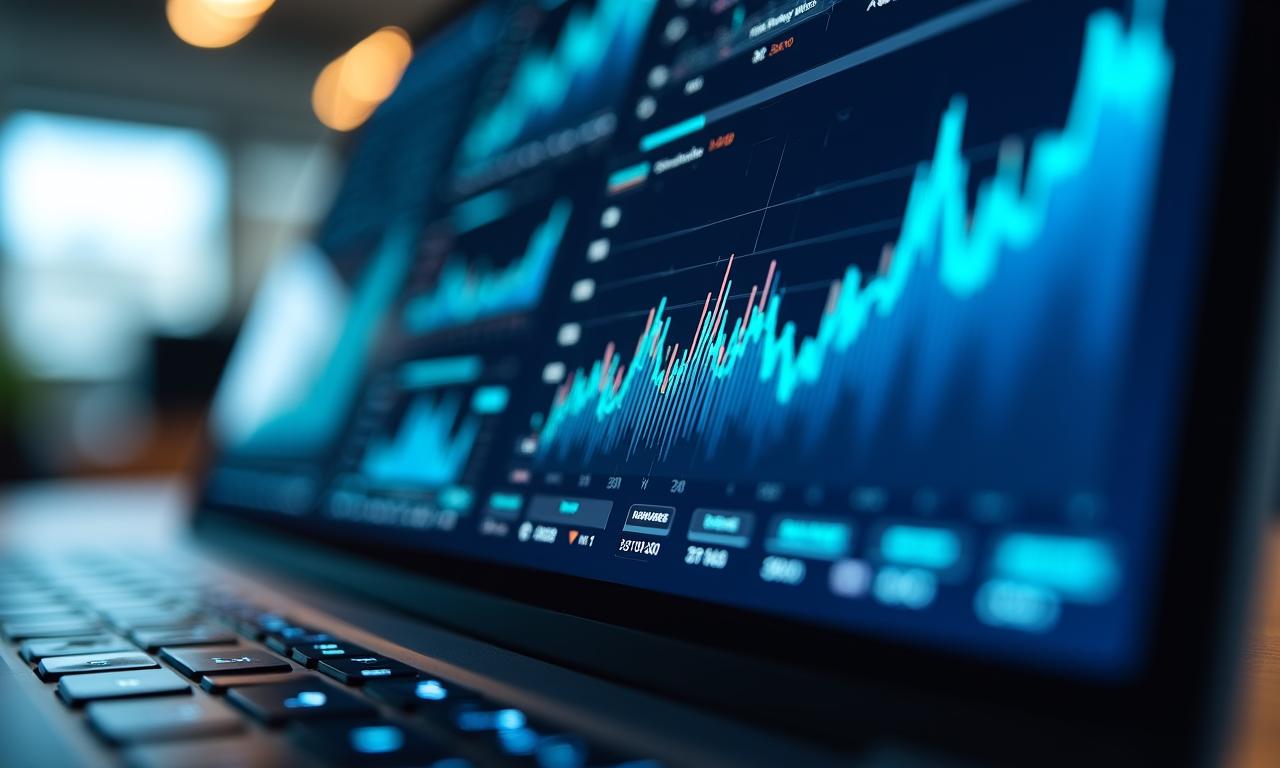 Sleek PeakPulse AI Dashboard interface showing predictive growth charts