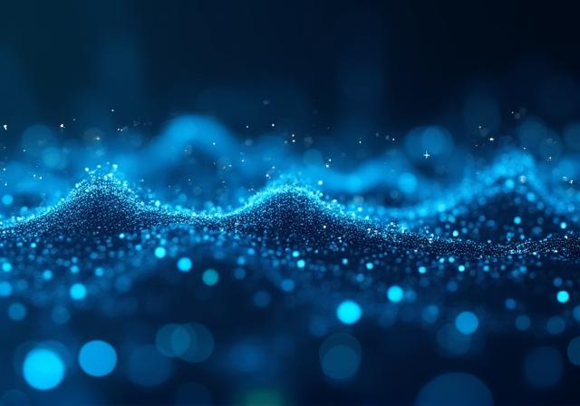 Futuristic data visualization landscape representing predictive forecasting